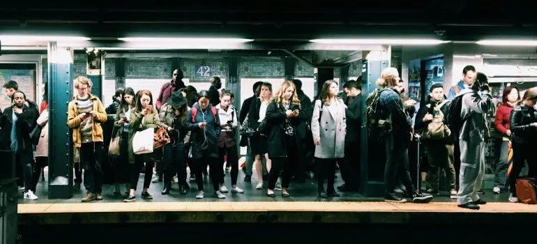 People at the subway