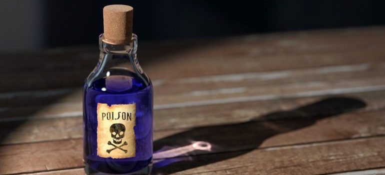 a poison bottle