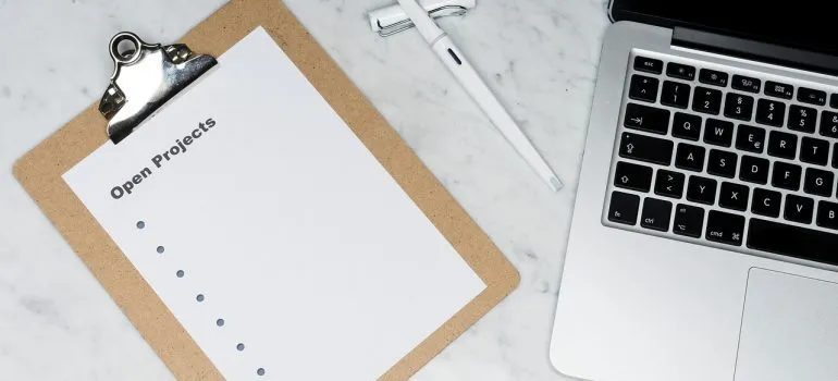 a plannign checklist