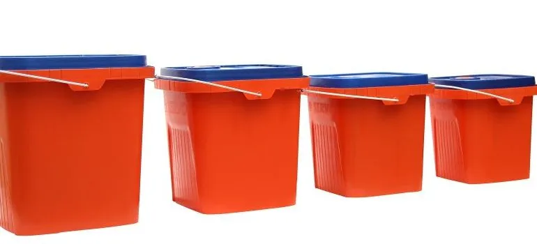plastic boxes