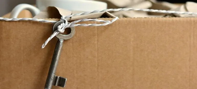 A box with a key