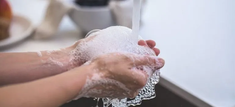 -wash hands