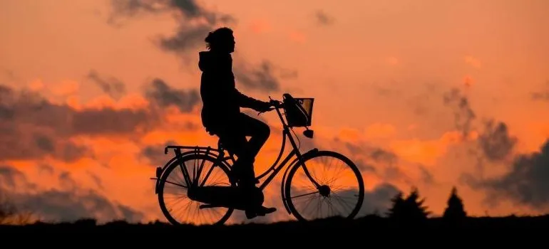 biking
