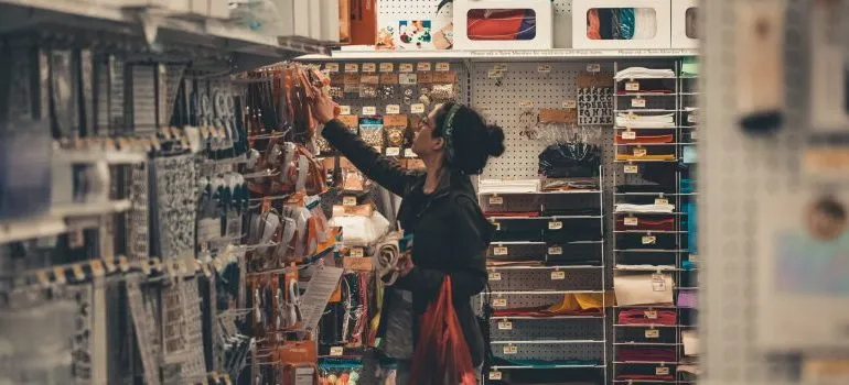 woman in the store