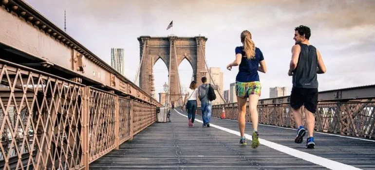 New Yorkers running