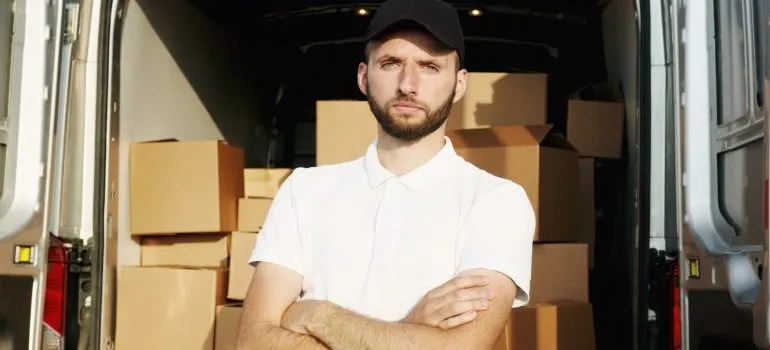 Hiring professional movers.