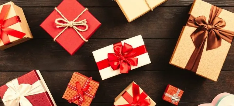 Presents on the floor