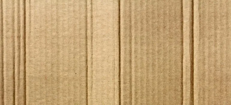 cardboard - pack up your Christmas decorations