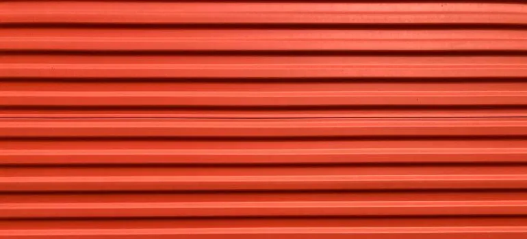 red storage door - Choosing storage solutions