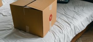 Moving box on bed