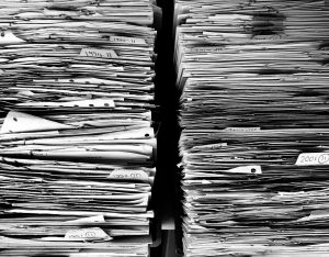 a lot of papers - ways to organize your paperwork
