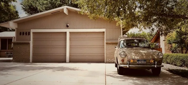 car and the garage ready to store your summer sports equipment properly