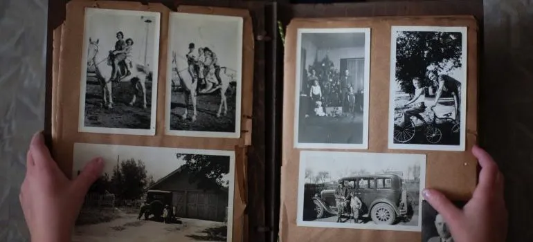 a photo album